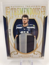 2025 Panini National Treasures - Tremendous Treasures Sam Darnold #TT-SDD 09/10