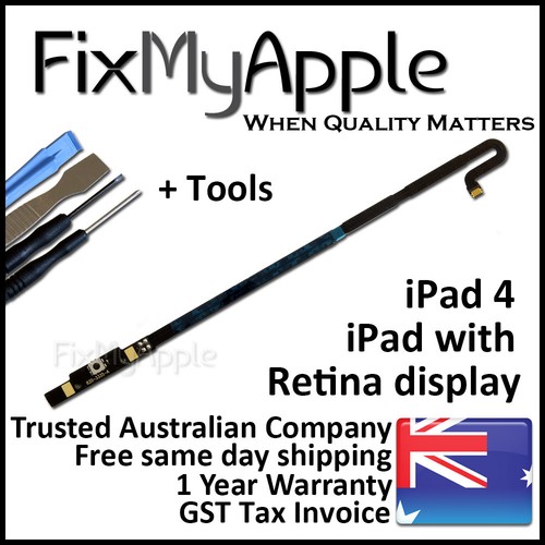 iPad 4 Genuine Home Button Control Circuit Board Flex Cable New Replacement Tool - 第 1/4 張圖片