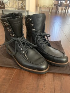 black gucci combat boots
