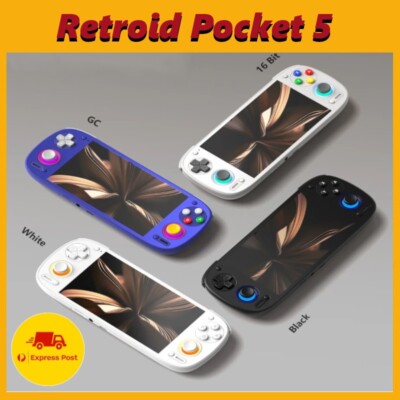 Retroid Pocket 5 Handheld Retro Gaming Console RP5 Android 13 5.5