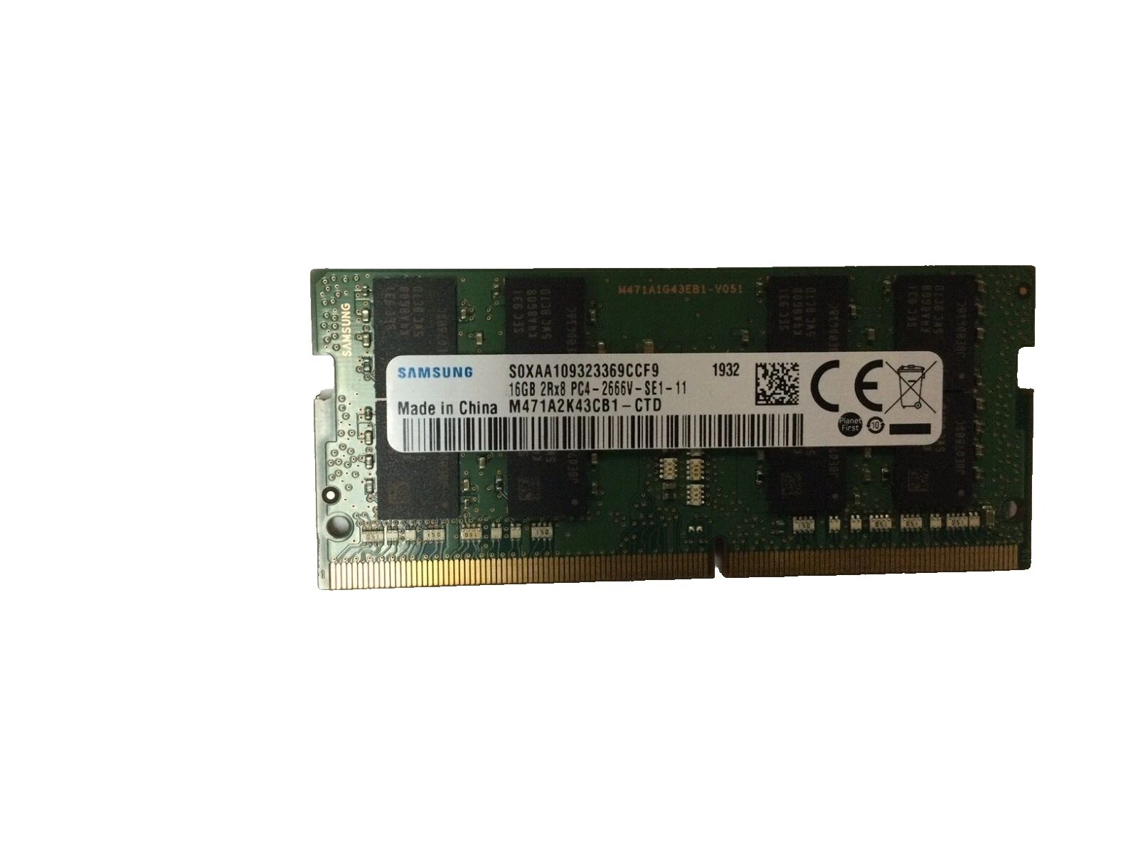 Samsung DDR4 SDRAM 16 GB Total Capacity Memory (RAM)