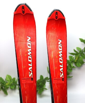  Salomon SuperAxe Equipe 3V Skis - DR 150 - Made in France - Good Condition