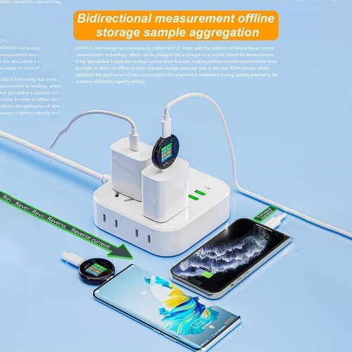 USB Tester Voltage Current Meter Type-C Multimeter Voltmeter Ammeter PD Detector - Bild 13 von 23