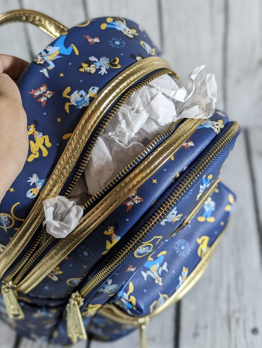 Walt Disney World 50th Anniversary Loungefly Mini Backpack Limited