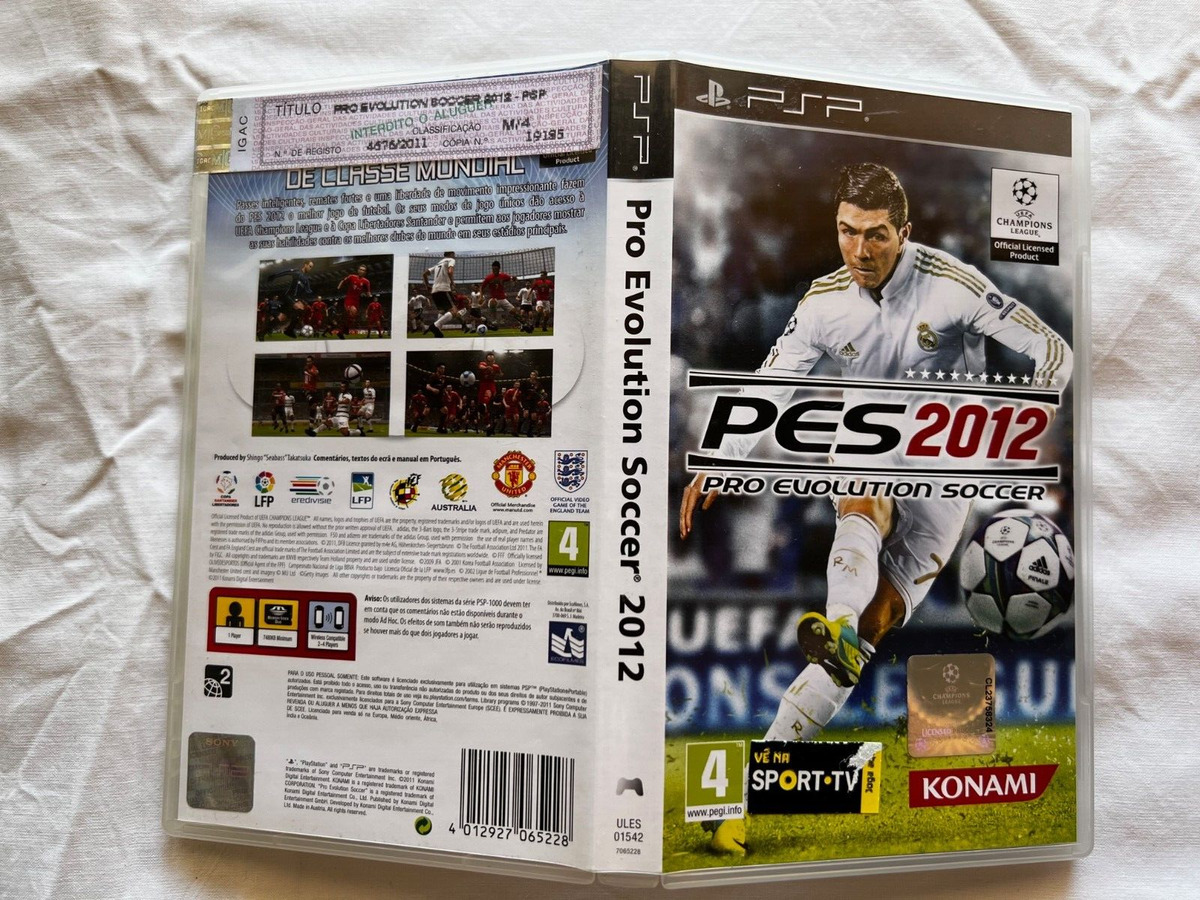 Jogo Pro Evolution Soccer 2012 (pes 12) - psp