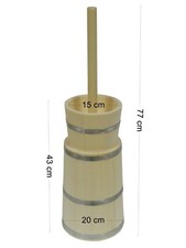 Butter Churn Maker Big Wooden 5 litres - old style - very solid NEW