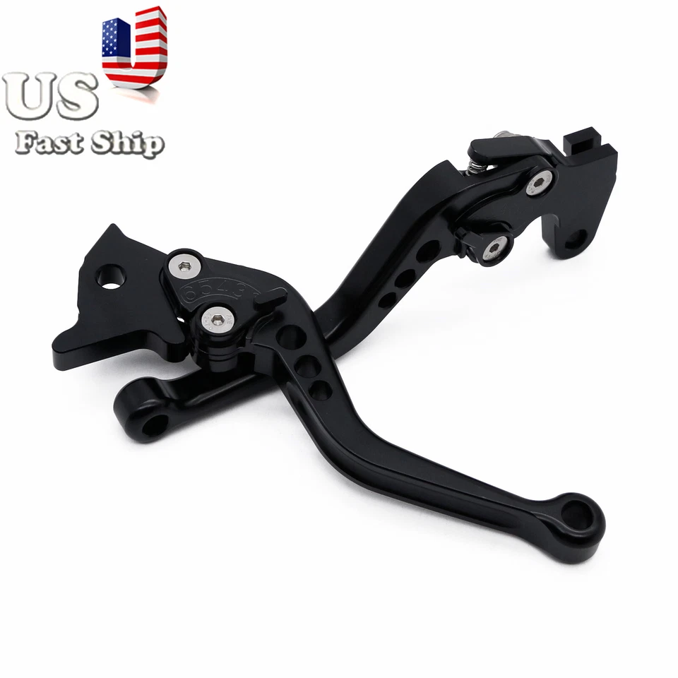 For Honda CBR300R/CB300F/FA 2014-2023 CNC Black Short Brake Clutch Levers Handle - Image 3 of 4