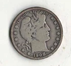 1908 D BARBER HALF DOLLAR