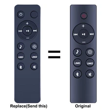 RC12B Remote Control For Edifier R1700BT Bluetooth Bookshelf Speakers 12 buttons