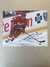 Andreas Lilja Autographed Signed 8x10 Photo Detroit Redwings