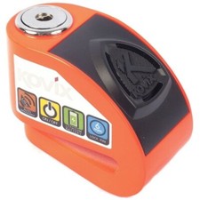 Kovix 6mm Alarm Disc Lock Fluo Orange Motorcycle Security