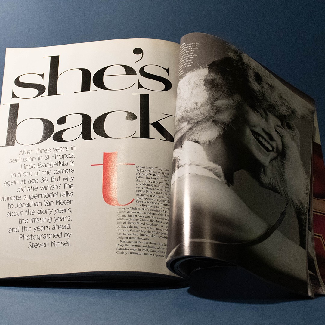 Vogue US September 2001 / Linda Evangelista | eBay