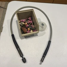 NOS Vintage Wolfcraft Adjustable shaft and attachments WEST GERMANY 