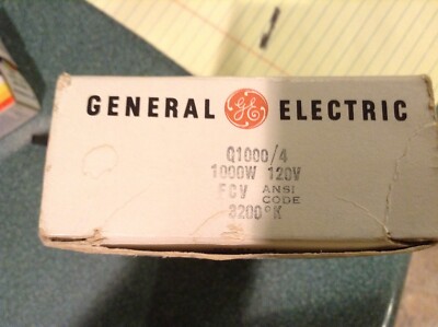 FCV 1000W 120V Q1000/4 Photo Stage Projection LIGHT BULB Studio