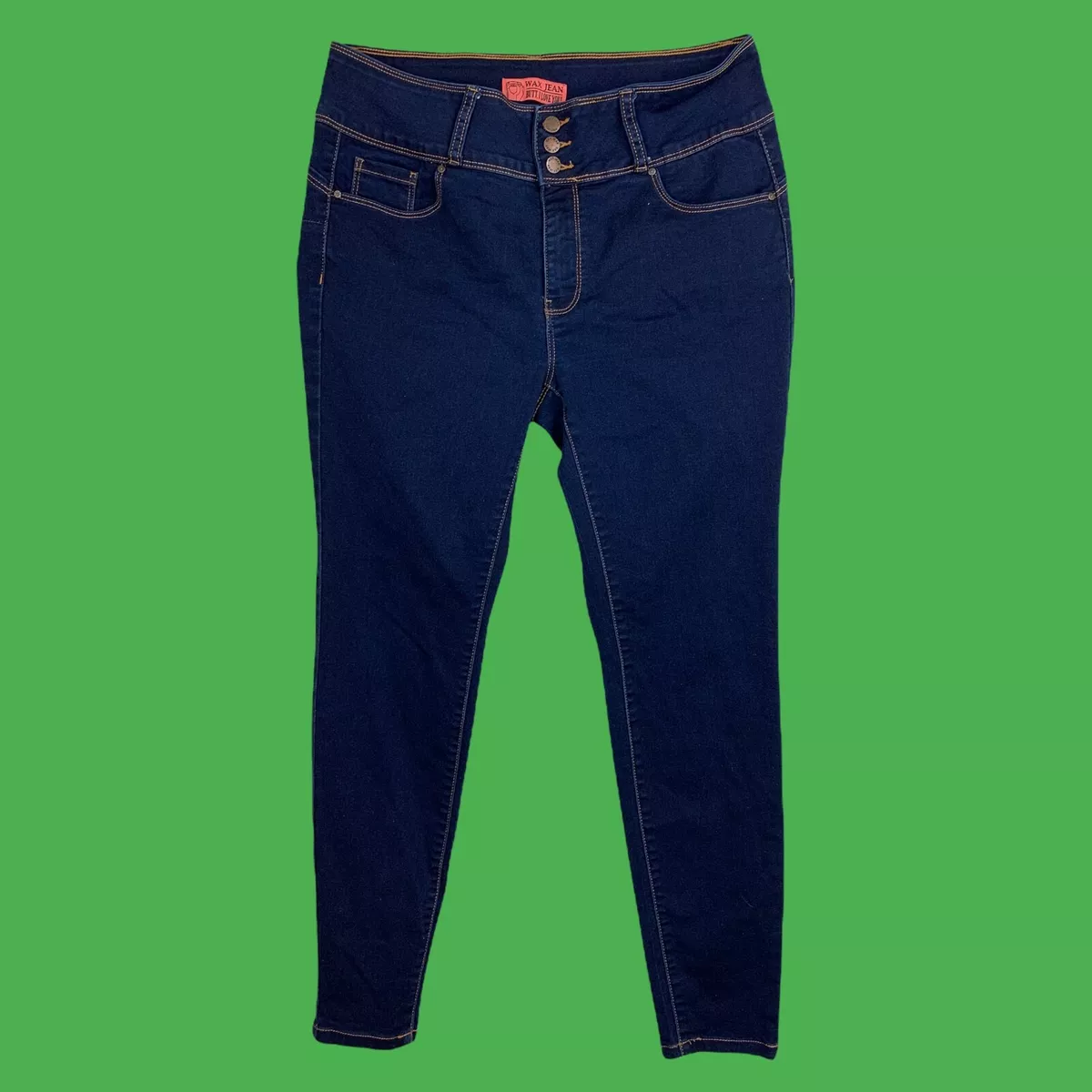 Wax push up skinny jeans sale
