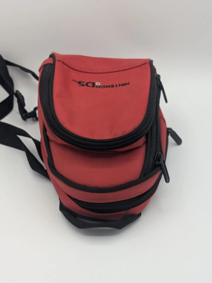 Estuche de Transporte Mochila Nintendo 3DS DSi Lite Rojo - Usado y Limpio Foto 4 de 4
