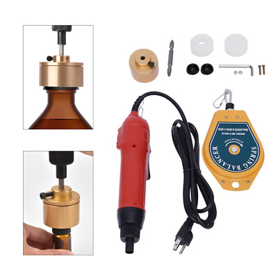 Elektrisch Verschließmaschine Flasche Verschließer Schraub Maschine 50Bottle/Min