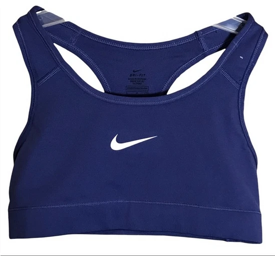 NEW NIKE PRO [XL] Women DRI-FIT Medium Support Sports Bra-Dark Indigo  375833-508