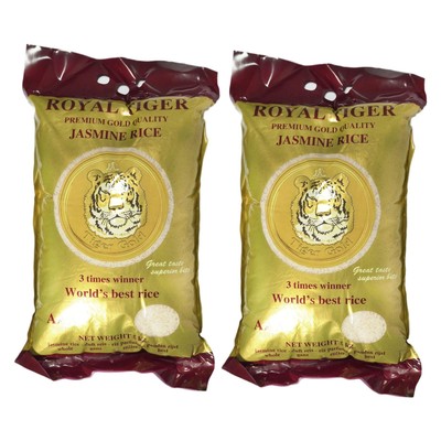 Royal Tiger Jasmin Duftreis 2x5kg Gao Thom Langkornreis Jasminreis Jasmine Rice