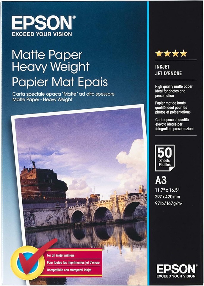 Epson Media, Media, Sheet paper, Matte Paper Heavy Weight, Graphic Arts