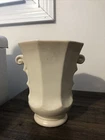 Red Wing/Rumrill Art Pottery Vase # 635 Aqua Turquoise Ivory