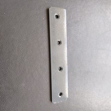 4x 30mm x 4" (10cm) DARK GREY Coat Metal Strips To Strengthen Joints Useful -NEW