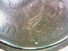 1864 L RPD Double Date Show  Variety 3 Bronze Detail. Color Dark Brown. CCC — photo 3