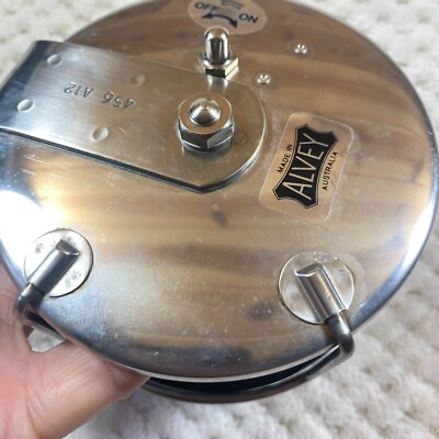 ALVEY リール VTG Charles Alvey And Sons 456-A12 Boat Reel Fishing Large