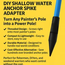 Home-Made Power Pole Adapter (Anchor) – Create Your Own Shallow Water Anchor!