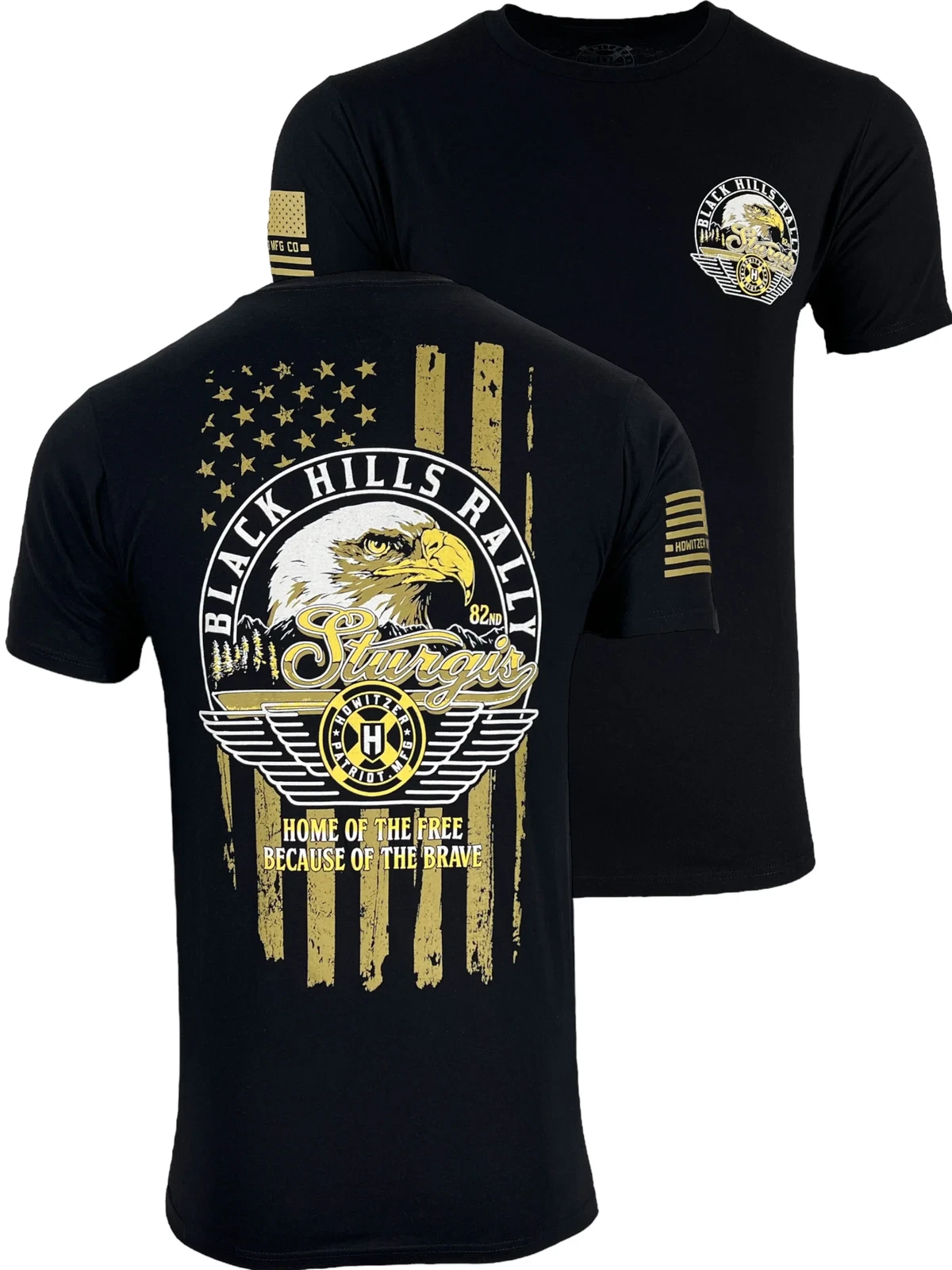 Howitzer Style Men's T-Shirt Sturgis Military Grunt MFG