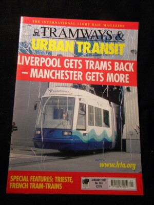 Tramways & Urban Transit 2003 January Liverpool Trieste French tram-trains