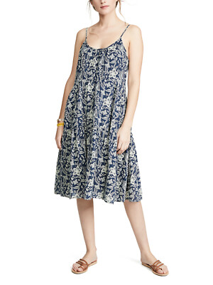 Roberta Roller Rabbit Damen Marineblau Pom Dakota Dress Sz XXS Neu