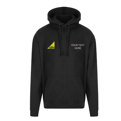 Embroidered Hoodie with gas safe logo & company name - plumber