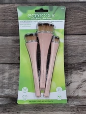 ECOTOOLS 360 Ultimate Blend Makeup Brush Kit Set Of 3 Clean Beauty New 1636