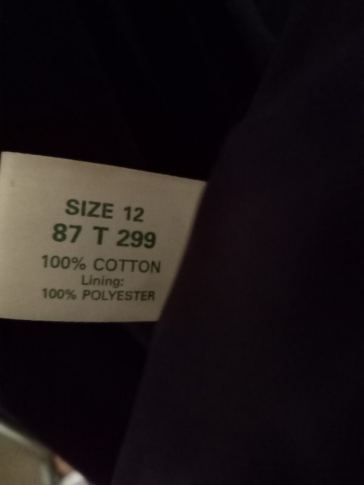 Vintage 1970s/80s Purple Velvet Long Coat by Today's Woman UK 12