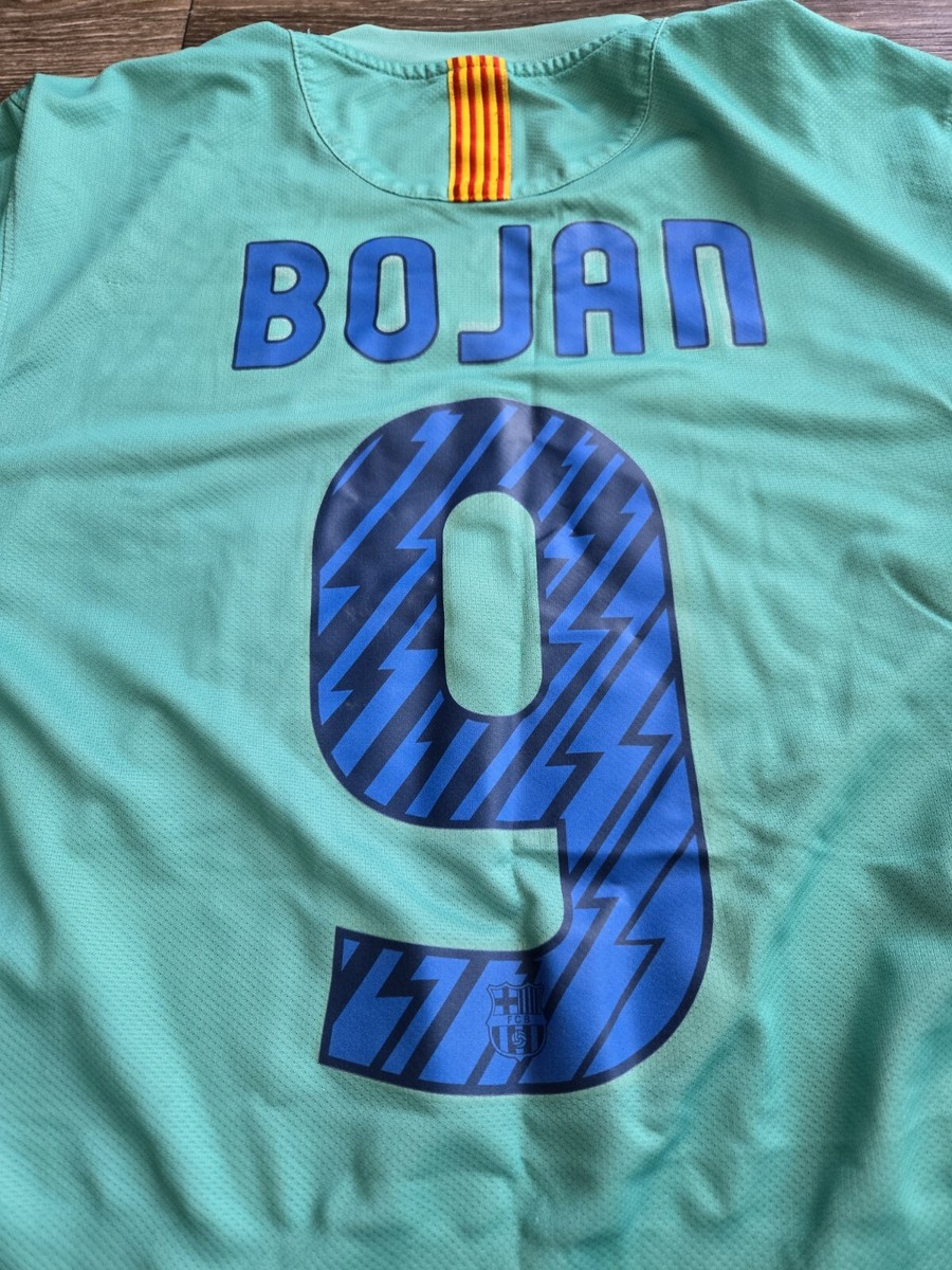 Nike FC Barcelona 10/11 Away Bojan Krkic Jersey Mens Size