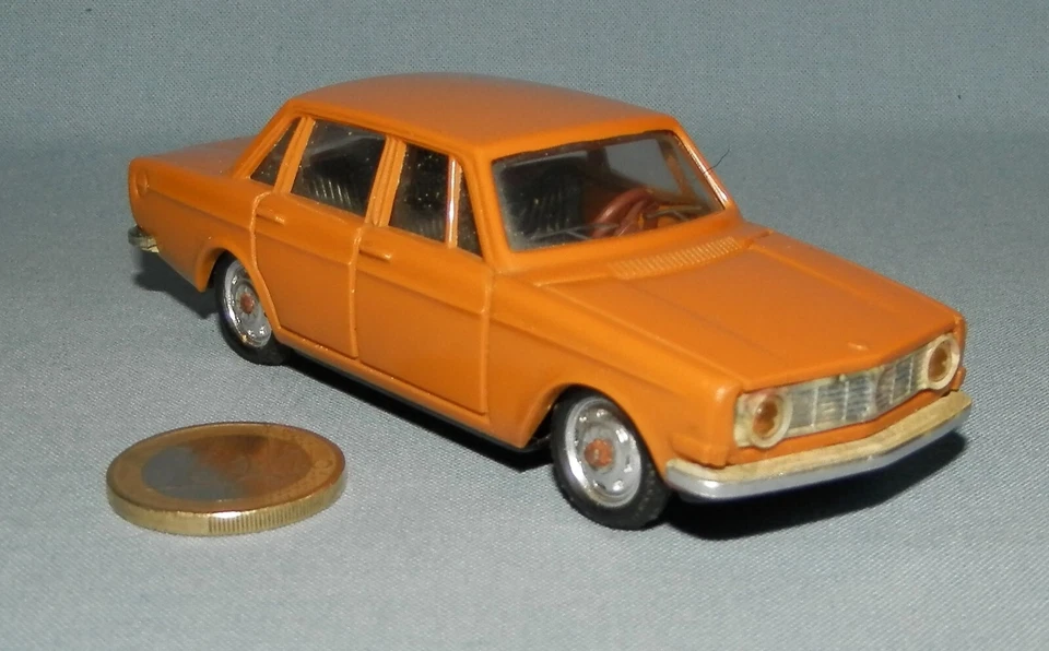 Minialuxe Originale 1/43 : Volvo 144 Berline (Orange-brun) - Photo 4/4