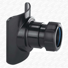 Black 3" 82mm x 40mm 43mm Boss Clip Mechanical Boss 1 1/2" Waste Adaptor