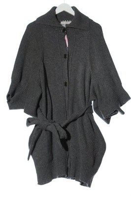 STELLA MCCARTNEY Strick Cardigan Damen Strickbekleidung Gr. DE 36 dunkelgrau