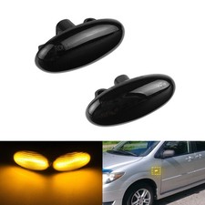 1 Paar Schwarz Linse LED Seitenblinker Blinkleuchte für Mazda 6 Station Wagon GY