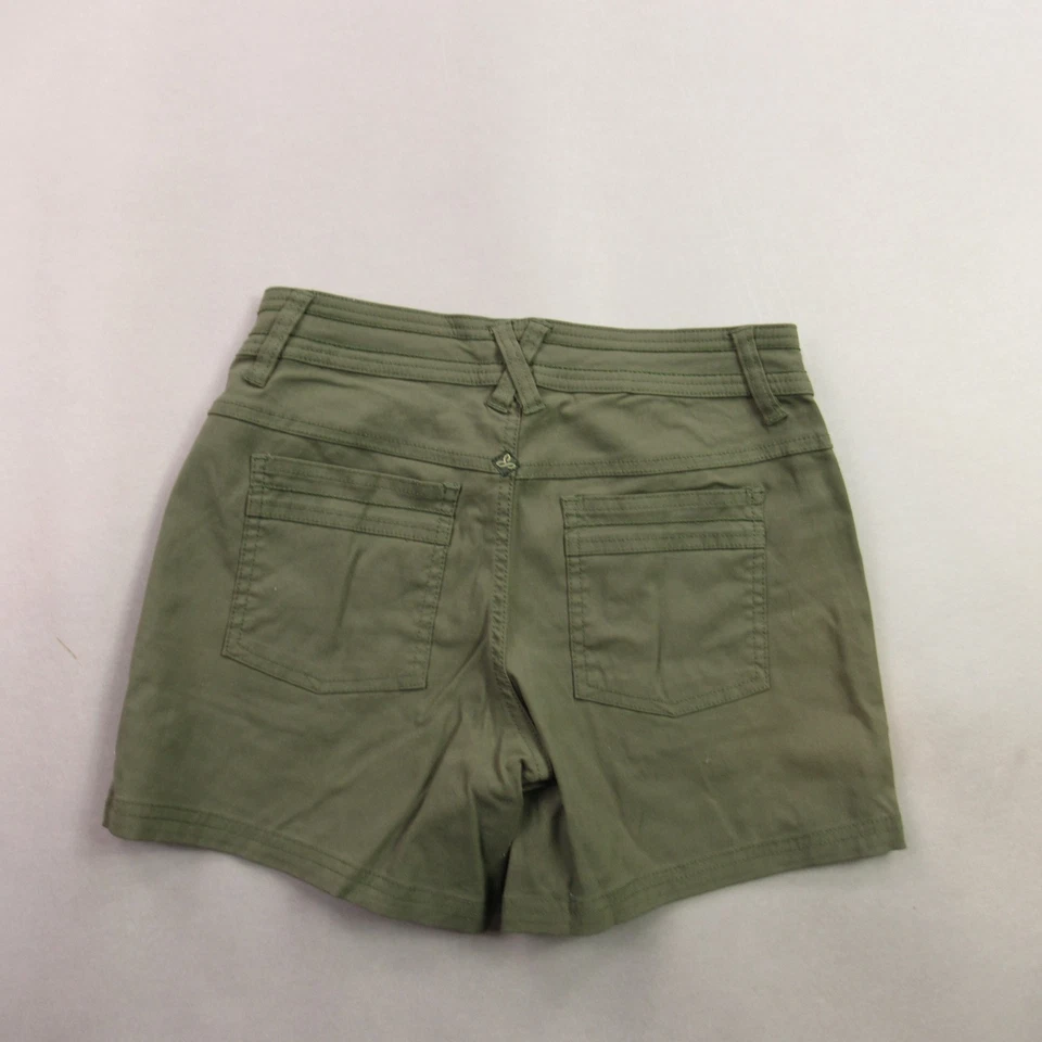 Shorts feminino Prana 2 bolsos leves ao ar livre verde chino - Imagem 4 de 4