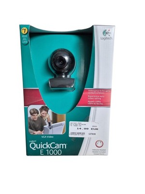 Logitech QuickCam E1000 Webcam VGA PC Computer Kamera OVP ungeöffnet