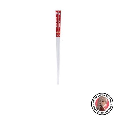 K Company Hello Kitty Klar Essstäbchen Rot KT-CH-RD H210 x B8 x T8 mm