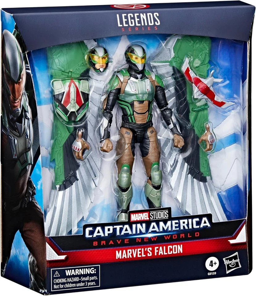 Marvel Legends Series Captain America Brave New World Falcon Deluxe New In Box - Image 2 of 4