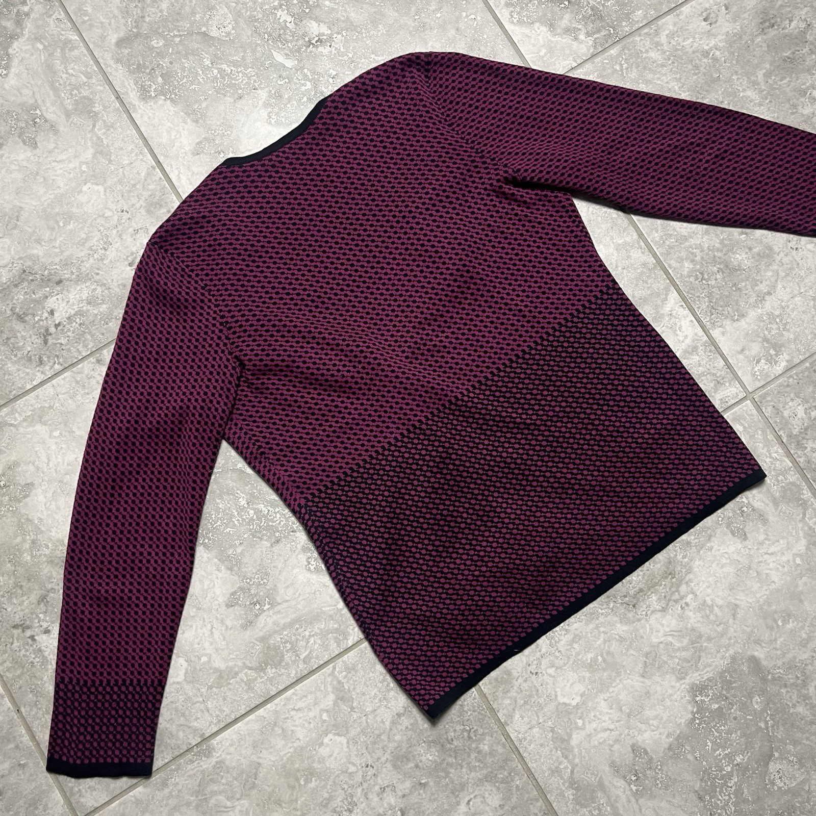 Pendleton Cotton Knit Button Cardigan Sweater Pin… - image 13