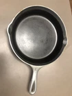 VINTAGE WAGNER WARE 1058 # 8 CAST IRON SKILLET NICKEL W/ HEAT RING SIDNEY O FLAT