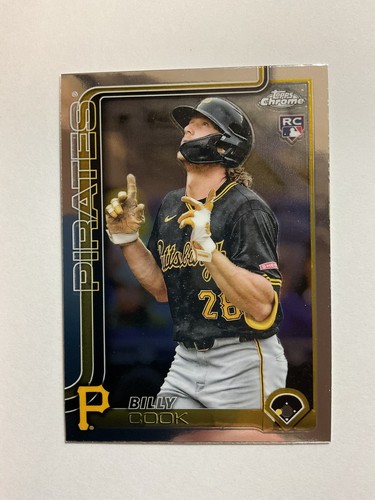 Billy Cook (RC) #273 Pittsburg Pirates - 2025 Topps Chrome Baseball MLB ...