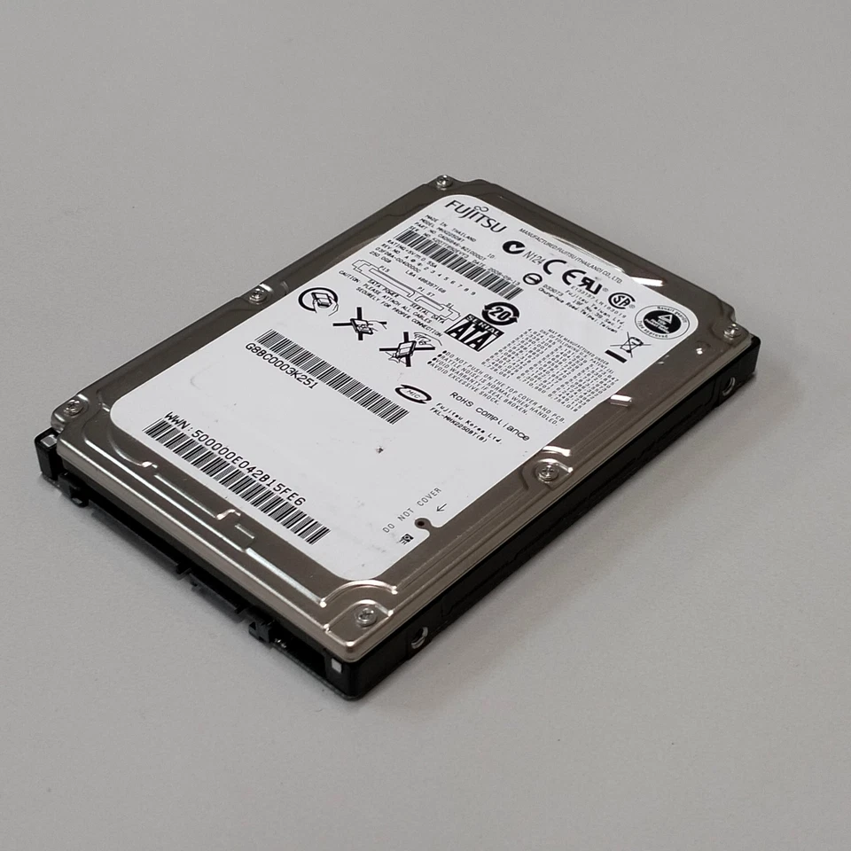 Genuine Fujitsu 250GB 2.5" HDD MHX2250BT SATA 3Gb/s 4200 RPM CA06846-B210000T - Image 3 of 4
