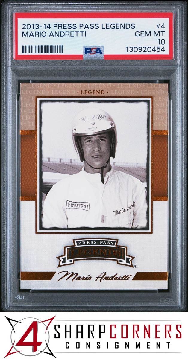 Carte De Collection Press Pass - Mario Andretti - Masters 004/149 - Auto Racing