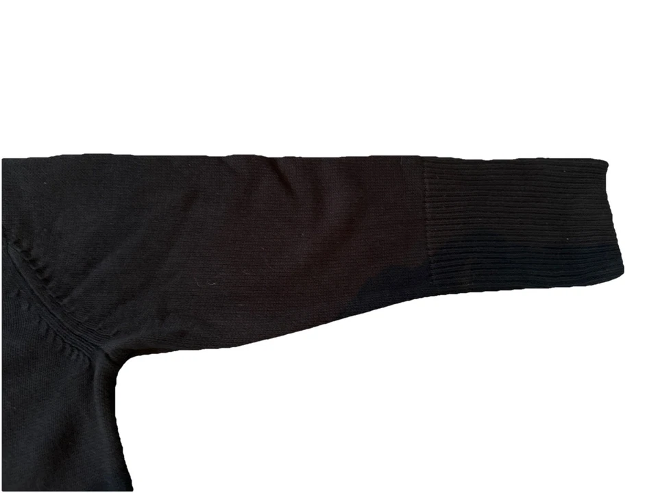 Gap Sweater Men's Size XL Black Chunky Knit Pullover Heavyweight Crew - Image 4 of 4